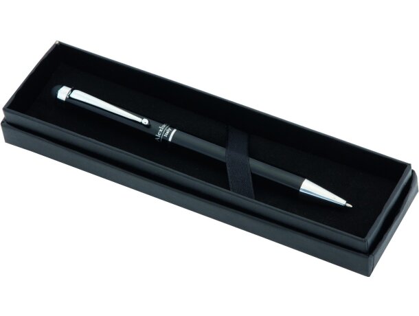 Bolígrafo de aluminio con puntero y con estuche merchandising