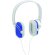 cascos de musica ligeros y modernos azul