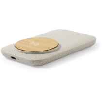 Cargador inalámbrico Claudix bambú caña trigo