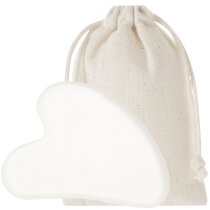 Masajeador facial Kunkor en piedra jade blanca