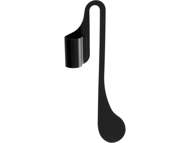 Marca paginas de aluminio negro personalizada