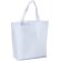 Bolsa de la compra cómoda con asas blanca barata