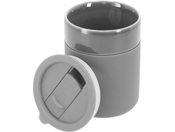 Vaso Balmir de cerámica 330ml con funda aislante y tapa hermética detalle 2