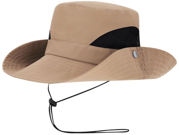 Gorro safari Tierney con alas ajustables y ventilación lateral detalle 3