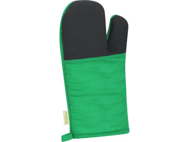 Manopla de cocina Kinix en algodón orgánico con goma detalle 3