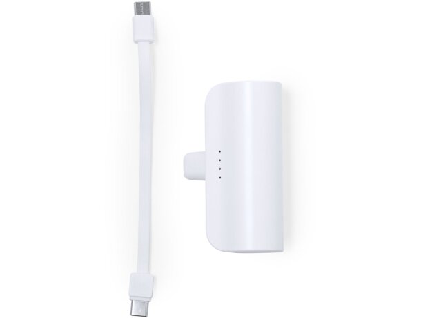 Powerbanks de plástico en forma cilíndrica 5000 mah Laford detalle 6