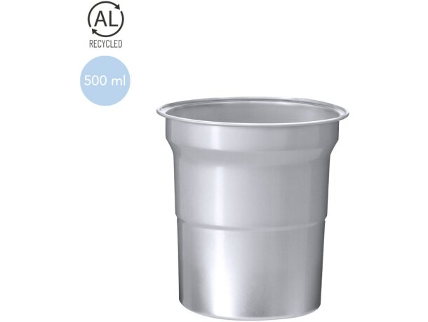 Vaso Kotum de aluminio reciclado certificado GRS 500ml detalle 1