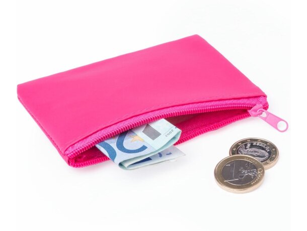 Monedero liso microfibra personalizada