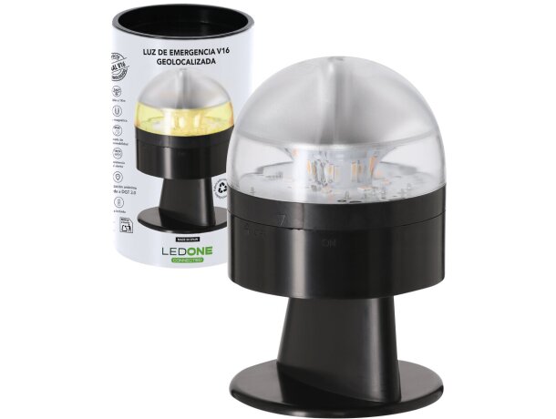 Luz Emergencia V16 Geolocalizada Busby Homologada DGT detalle 3