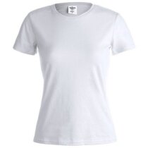 Camiseta Wcs150 Mujer Blanca "keya" 150 gr