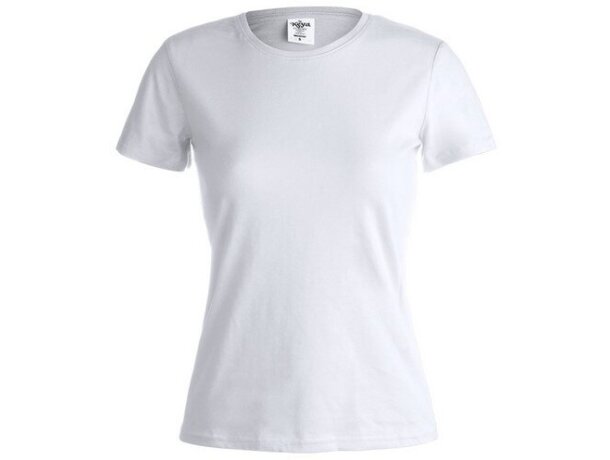 Camiseta Wcs150 Mujer Blanca "keya" 150 gr