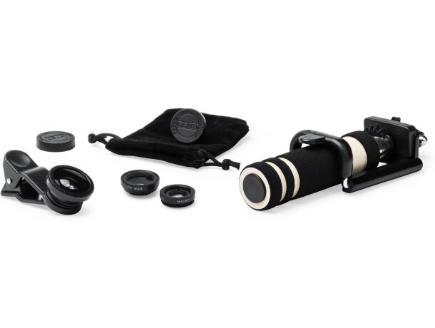 Set ligero con palo y lentes de cristal grabado