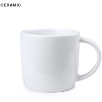 Taza cerámica blanca 380 ml Tarbox para café largo