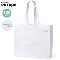 Bolsa de non woven reciclado Tribus con asas largas reforzadas