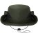 Gorro safari Tierney con alas ajustables y ventilación lateral Verde