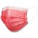 Mascarilla desechable higienicas tipo 1 con filtrado de 3 capas Rojo