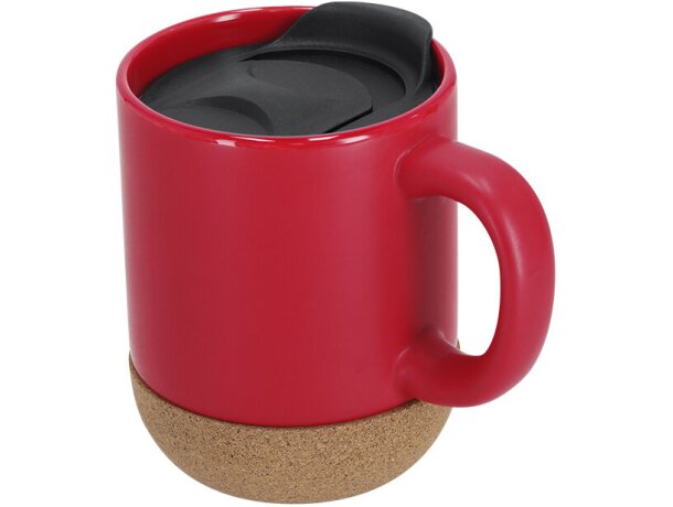 Taza térmica Shivak cerámica con base corcho 330ml detalle 1