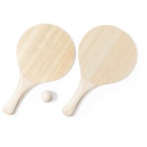 Palas playa Pecter madera tableros juegos mesa