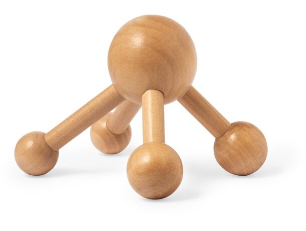 Masajeador de madera natural con empuñadura ergonómica Avati detalle 3