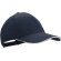 Gorra con cierre ajustable de alta calidad azul marino grabada