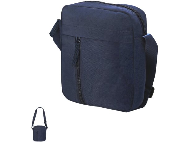 Bandolera Zynax en nylon con múltiples compartimentos detalle 1
