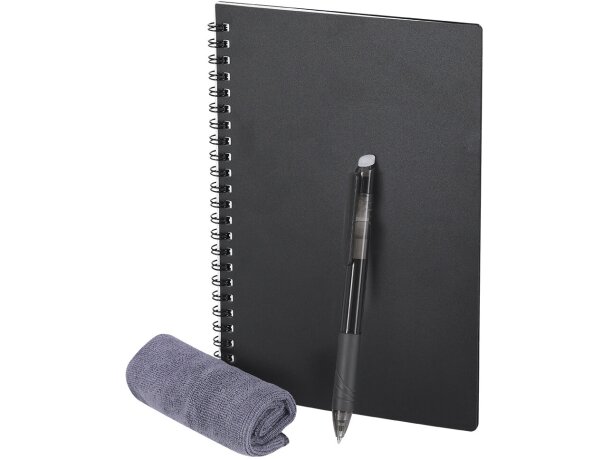 Libreta borrable Gratox con bolígrafo y paño limpiador detalle 4