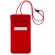 Portatodo de pvc impermeable rojo grabado