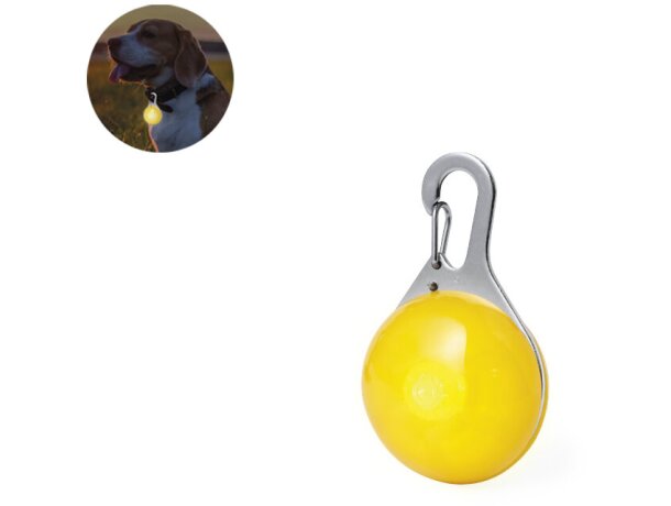 Luz seguridad mascotas Kirix con led intermitente detalle 1