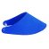 Visera de caucho ajustable azul grabada