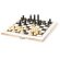 Juegos de mesa Blitz: ajedrez plegable de pino con caja kraft