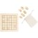 Juego de habilidad Sudokids en madera sostenible con funda detalle 4
