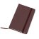 Bloc de notas acabado polipiel de colores Marron