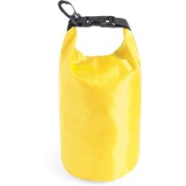Bolsa plegable con gancho personalizado amarillo