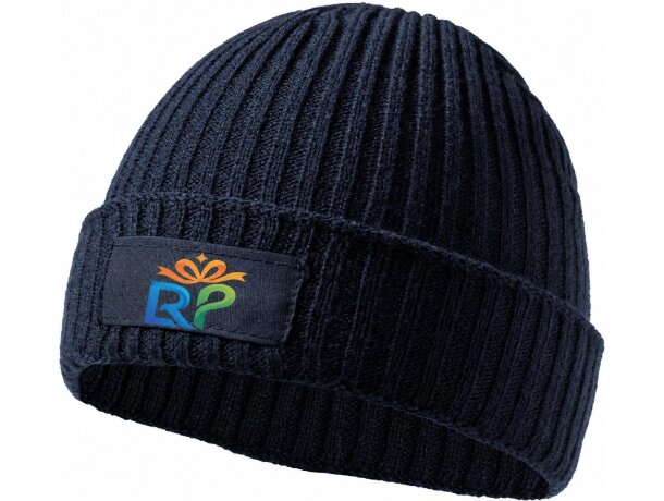 Gorro Selsoker acrílico con etiqueta frontal para imprimir logotipo detalle 1