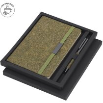 Set Malcon bloc notas y bolígrafo fibra de té