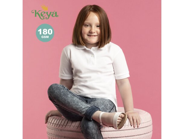 Polo Niño Blanco "keya" Yps180 economico