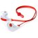 Cascos auriculares de diseño moderno personalizado rojo