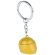 Llavero con forma de casco Amarillo