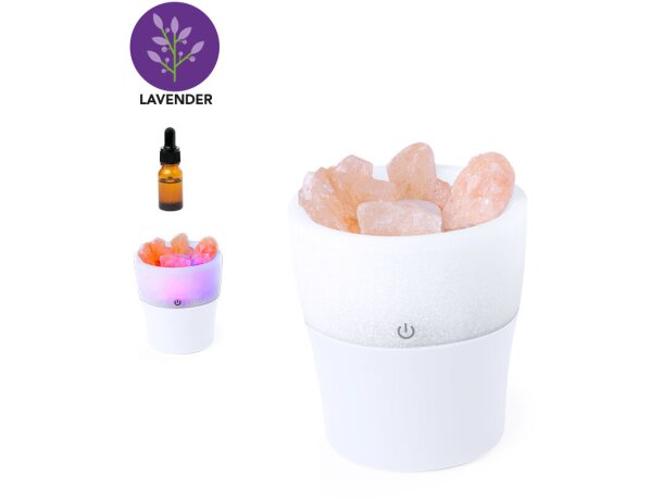Velas personalizadas Boucher con luz led y aroma a lavanda detalle 1