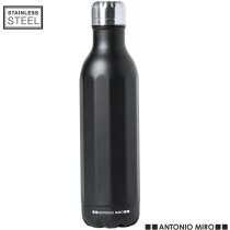 Botella acero corporativa satinado prismático Antonio Miró 750ml
