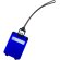 Identificador con forma de maleta en varios colores personalizado azul