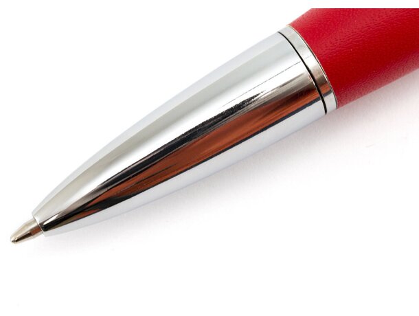 Bolígrafo Cosmos elegante de polipiel con clip personalizado
