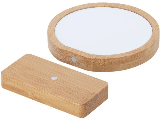 Placa sublimación bambú Farnes con imán detalle 4