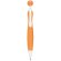 Bolígrafo con carga jumbo y pulsador de bola naranja