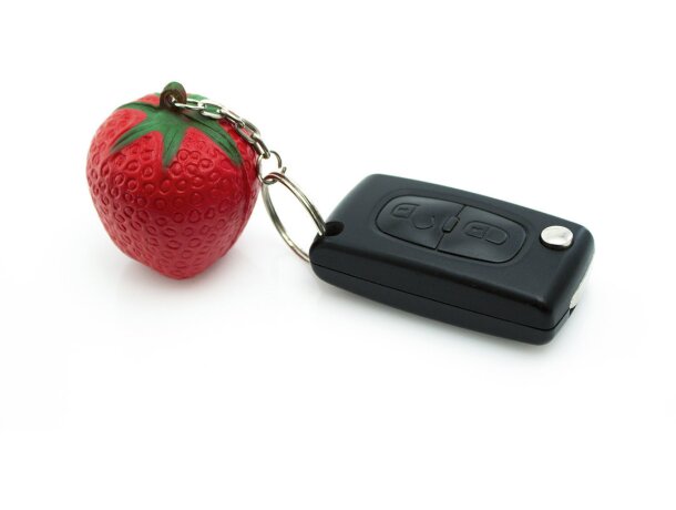 Llavero antiestrés Fruty con formas de fruta detalle 2