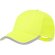 Gorra Sommer niño deportiva con reflectantes ajustable velcro Amarillo fluor