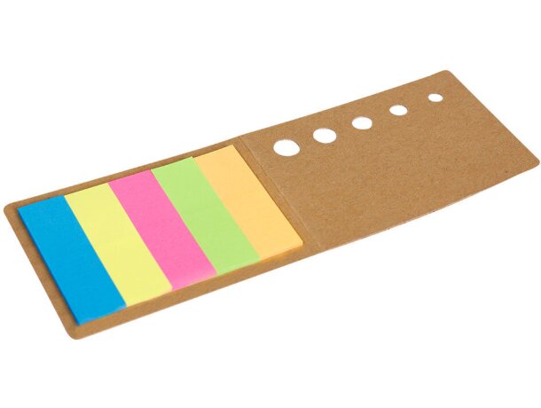 Bloc notas Bretor corcho natural con adhesivas ecológicas detalle 3