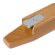 Abridores con logo de madera con cuerda para colgar Cesaris detalle 4