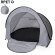 Tienda Rebrax automontable RPET gris 2 personas