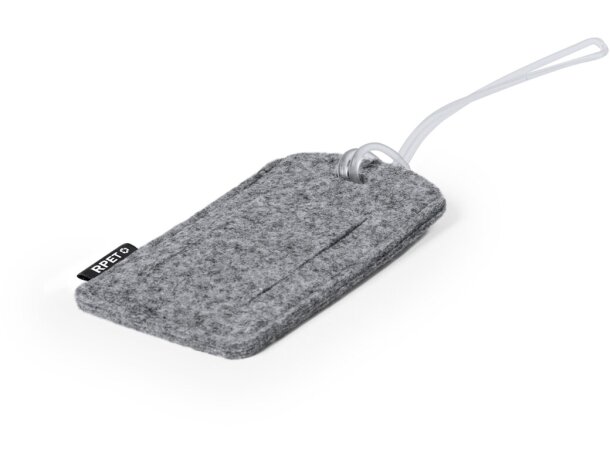 Etiqueta para maletas con cinta flexible de fieltro rPET Filip detalle 3